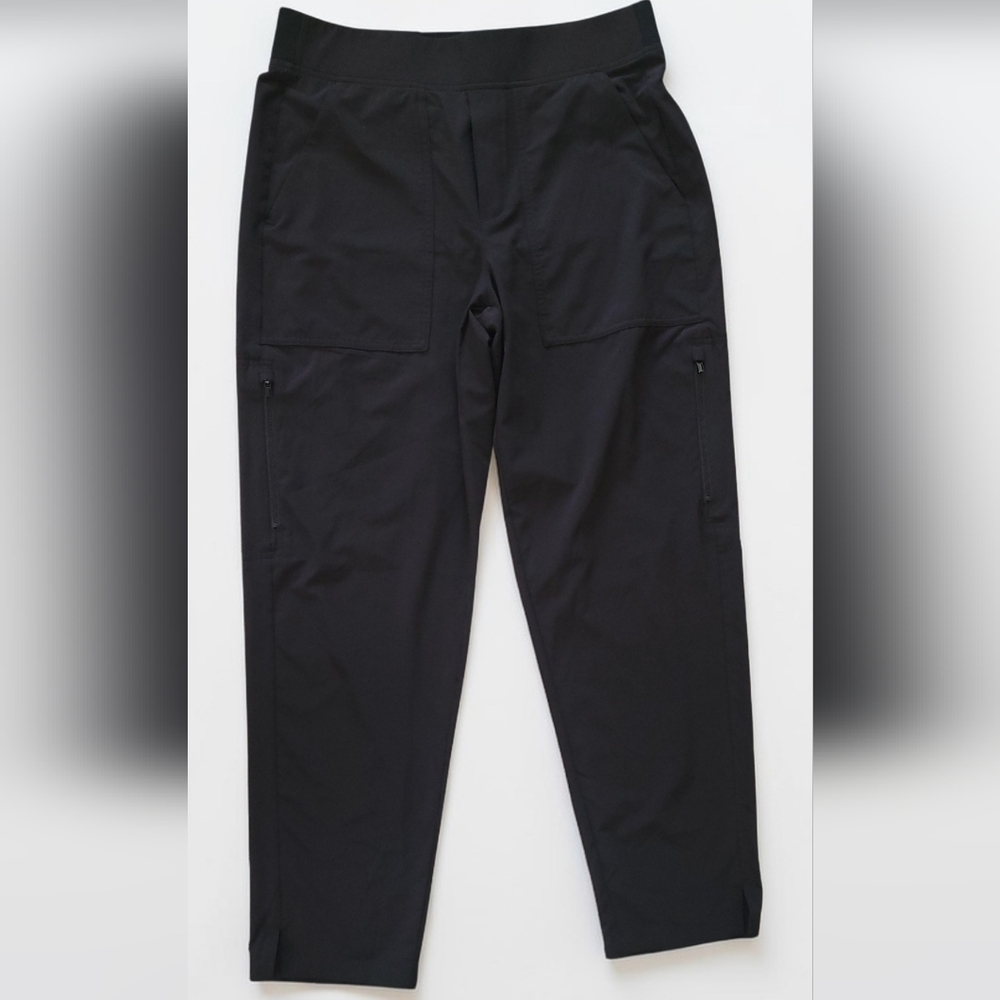 Athleta Brookyln Ankle Utility Pant Black, Stretch Activewear, Women's 8